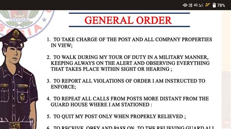 11 go security guard|11 general orders (11 go's) .